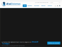 Tablet Screenshot of dbasistemas.com.mx